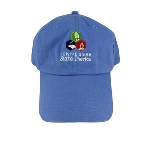 TENNESSEE STATE PARKS Baseball Cap Hat Adjustable Blue Embroidered Graphics